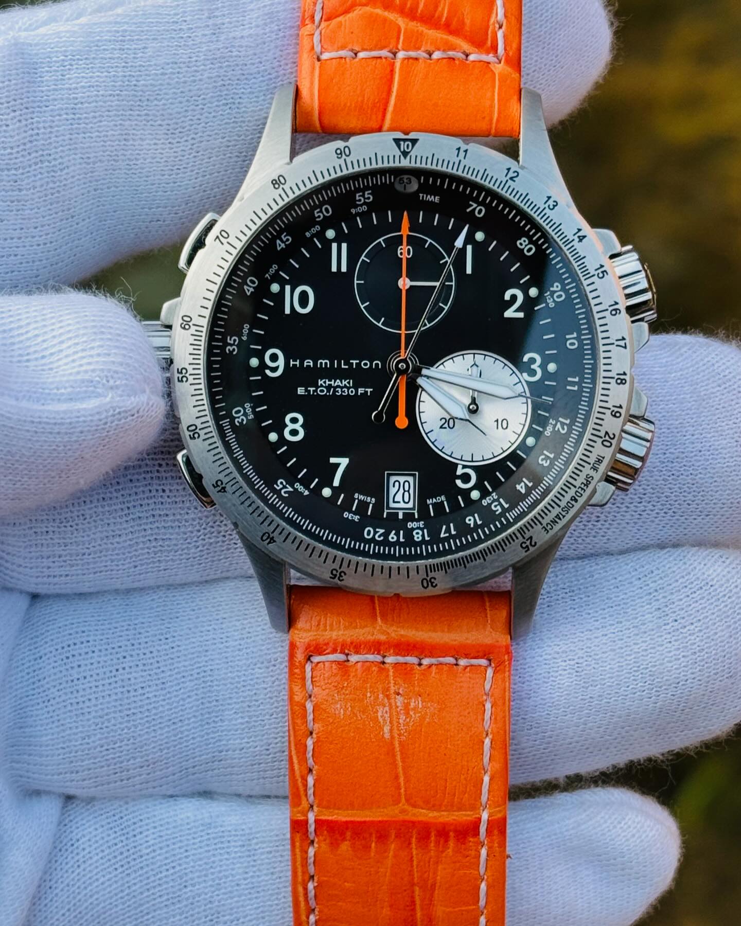 Hamilton KHAKI Aviation ETO Chronograph H77612933 Quartz Dial 42mm
