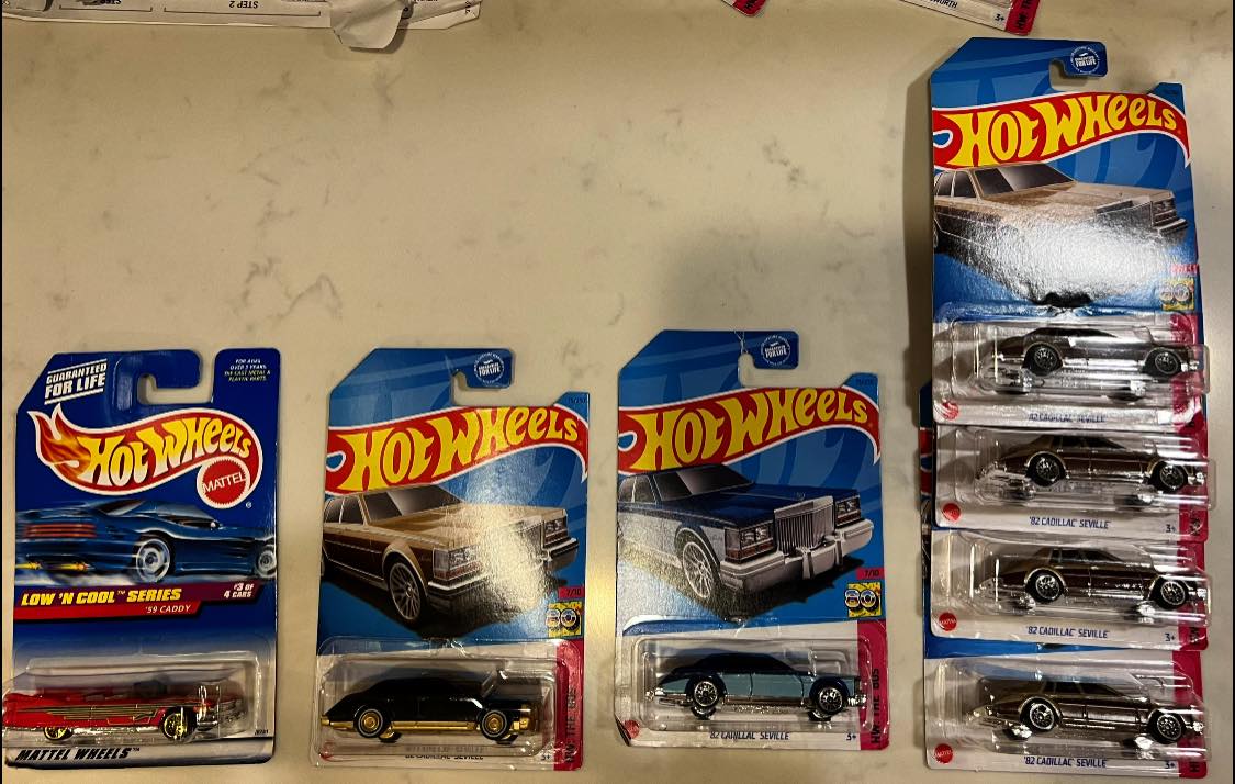 Hot Wheels 59 Cadillac my favorite year Caddy!!