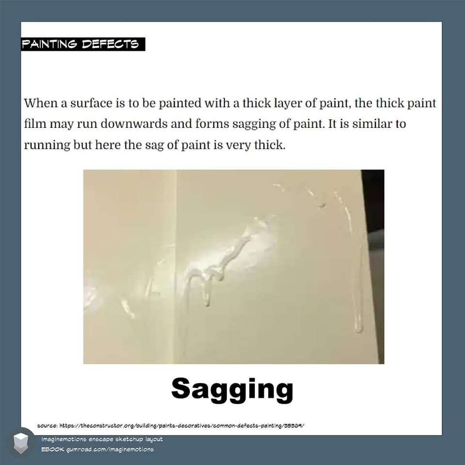 Imagine Motions - Types of Painting Defects Done in Layout