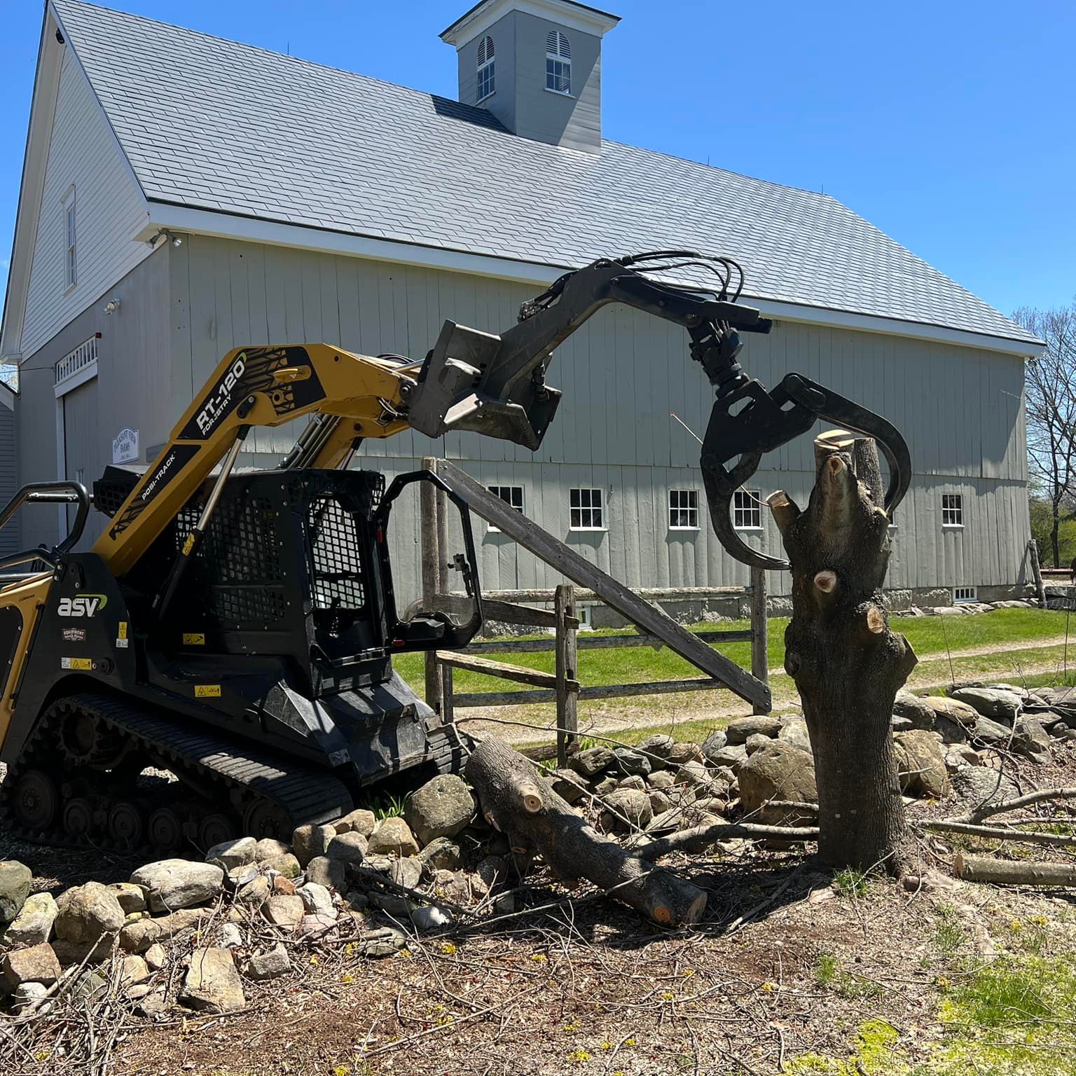 “Time” for the last branch of a massive storm damaged Sugar Maple Had ...