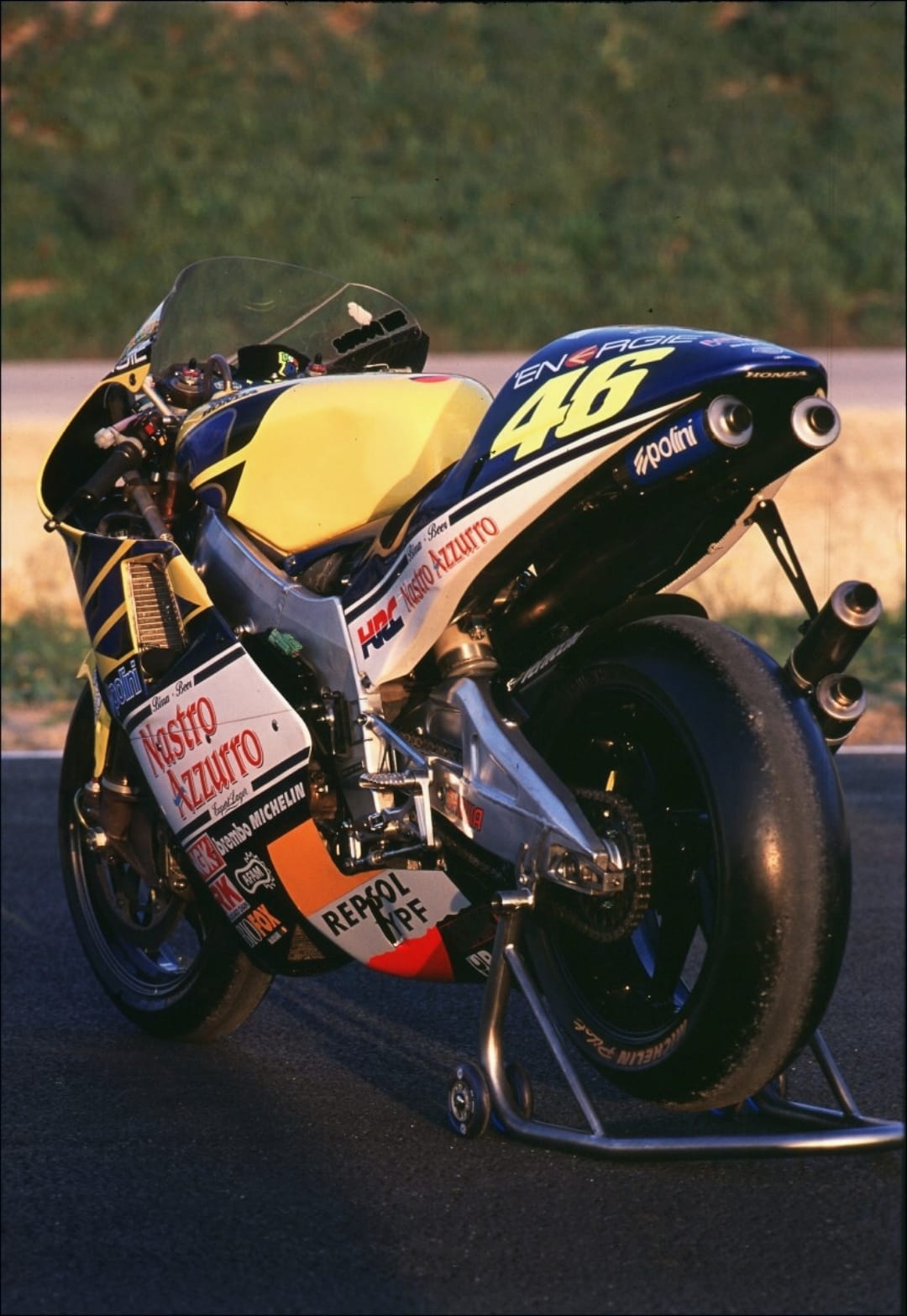 NASTRO AZZURRO NSR500 2001 THE LAST 500CC WORLD CHAMPION 2 STROKE