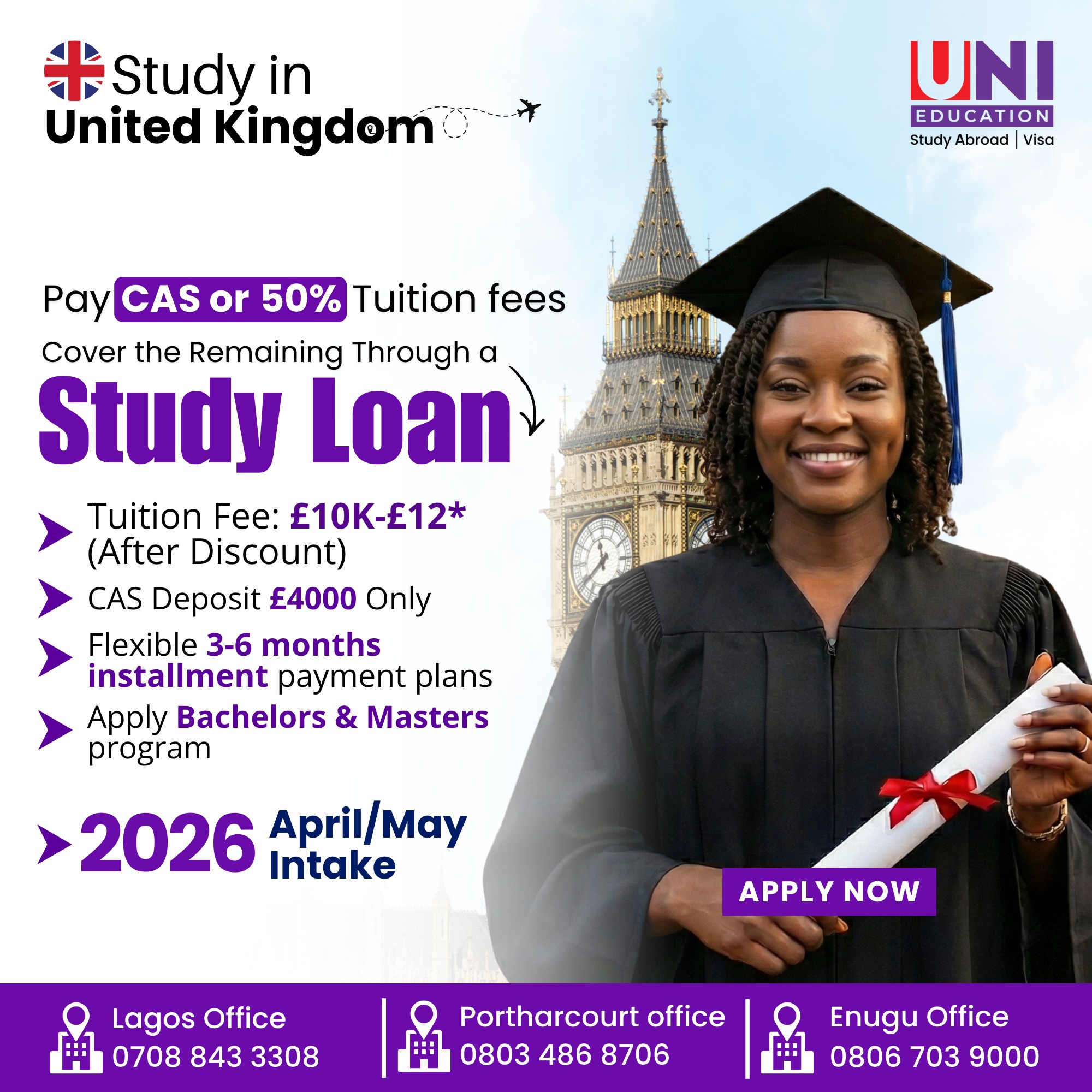 Uni - 🎓🇬🇧 Study in the UK for 2026 April/May Intake – Now More ...