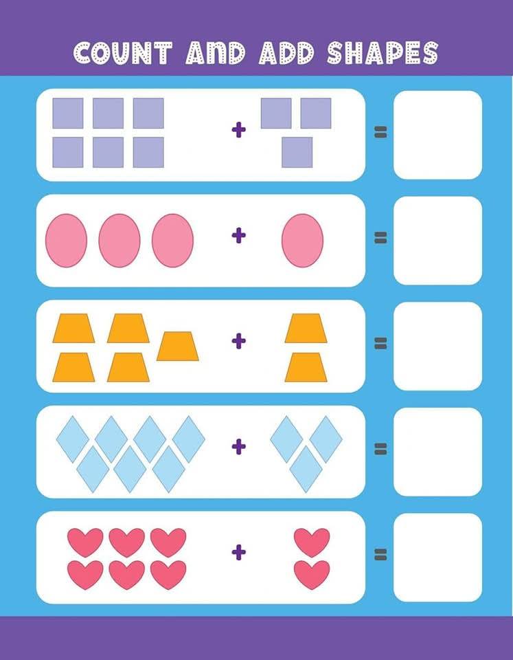 Basic Addition Worksheets - Teacher Sheila's Corner | Facebook