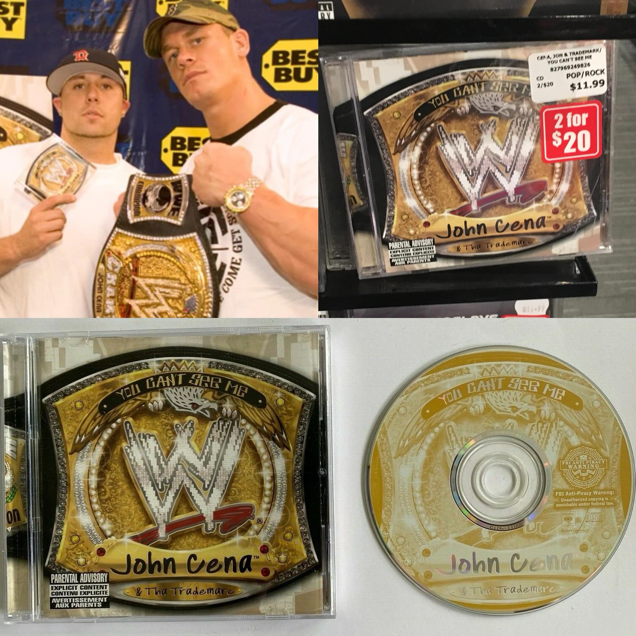 John Cena's 'you Can't See Me' Album Has Sold More Than 1.3