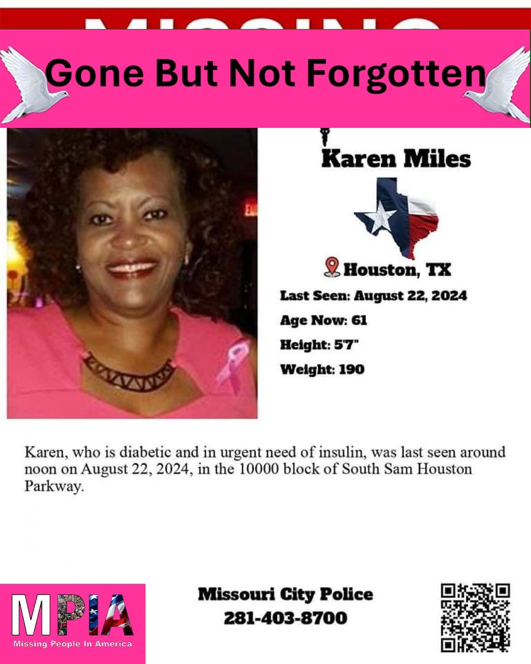 Update sadly she has been... - Missing People In America | Facebook