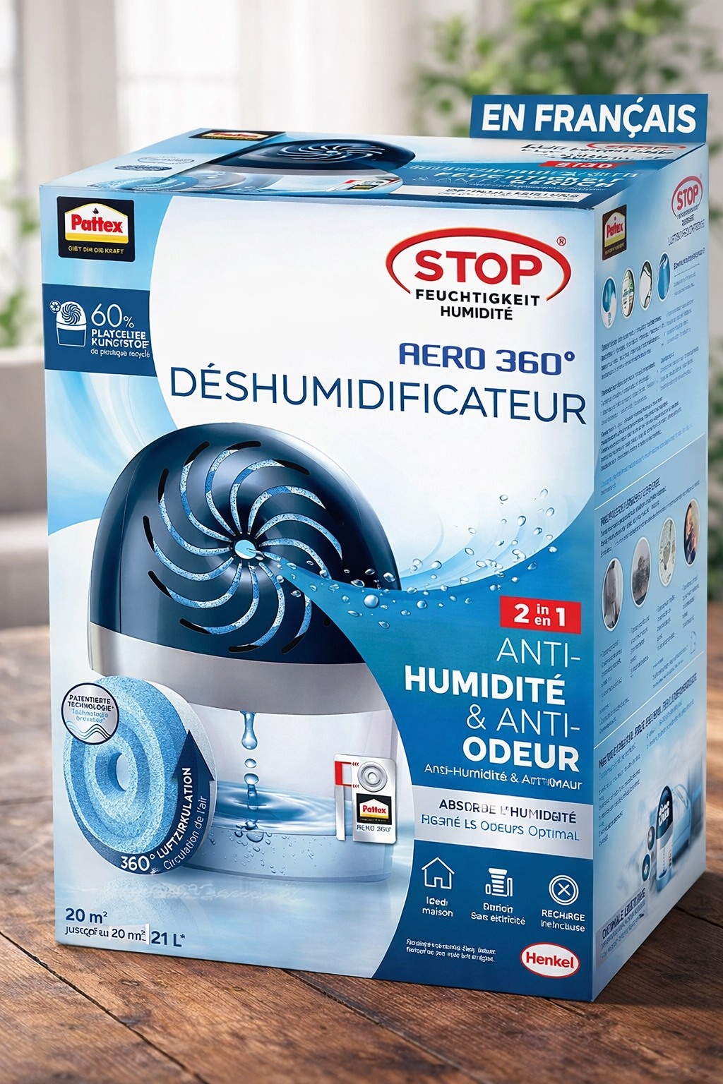 Lot De 10 Déshumidificateurs ANSIO 500 Ml – Absorbeur D’Humidité Puissant Anti-Moisissure Pour Maison, Placard, Cuisine, Chambre Et Salle De Bain