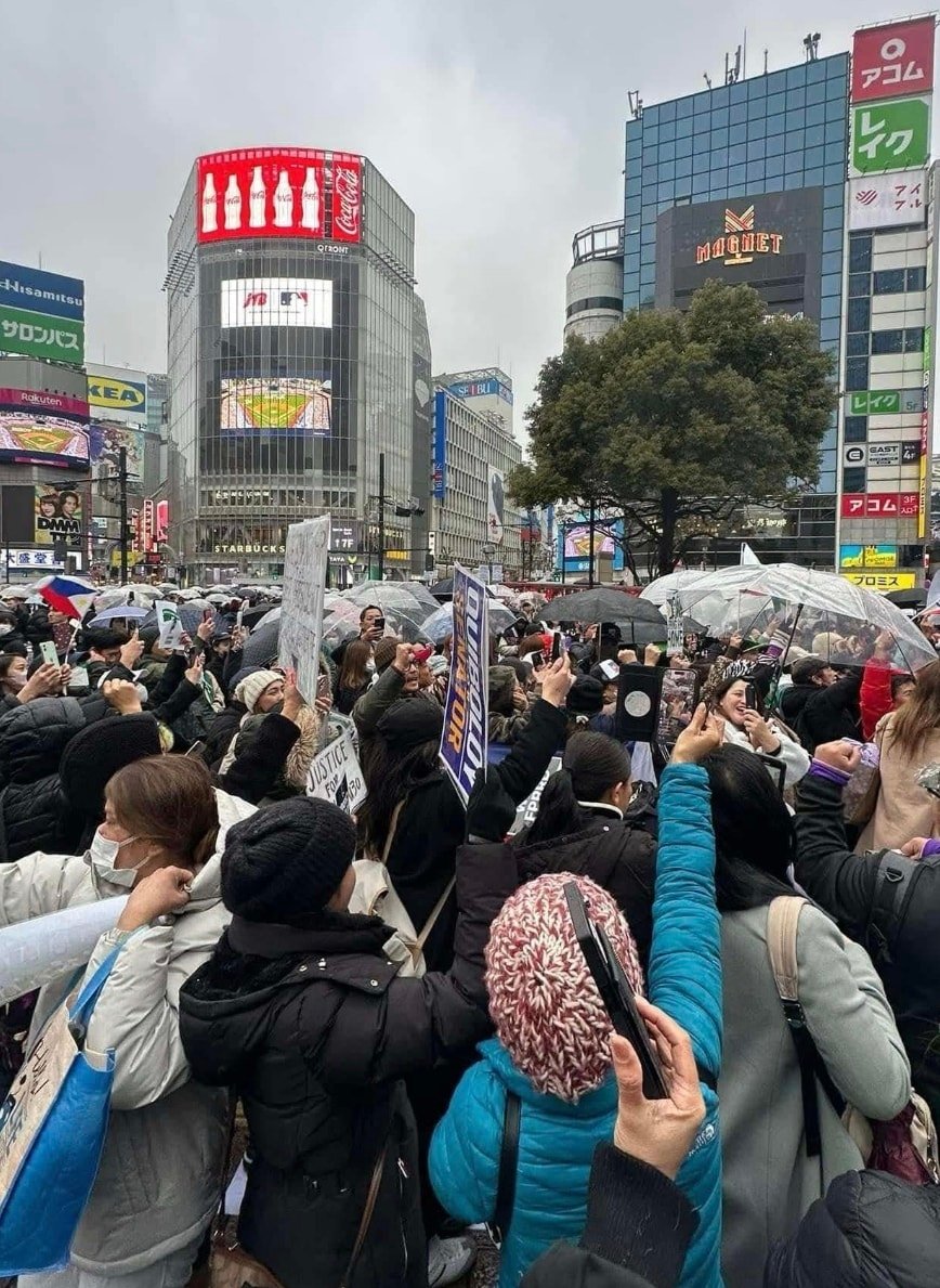 Mindanao Daily News - Filipinos Rally in Tokyo Shibuya for Former ...
