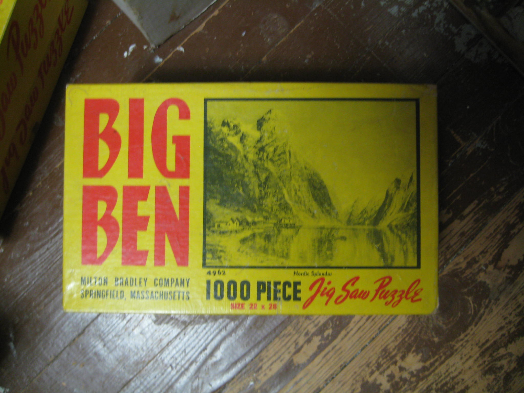 Vintage Milton Bradley BIG BEN Puzzles and Their Variations