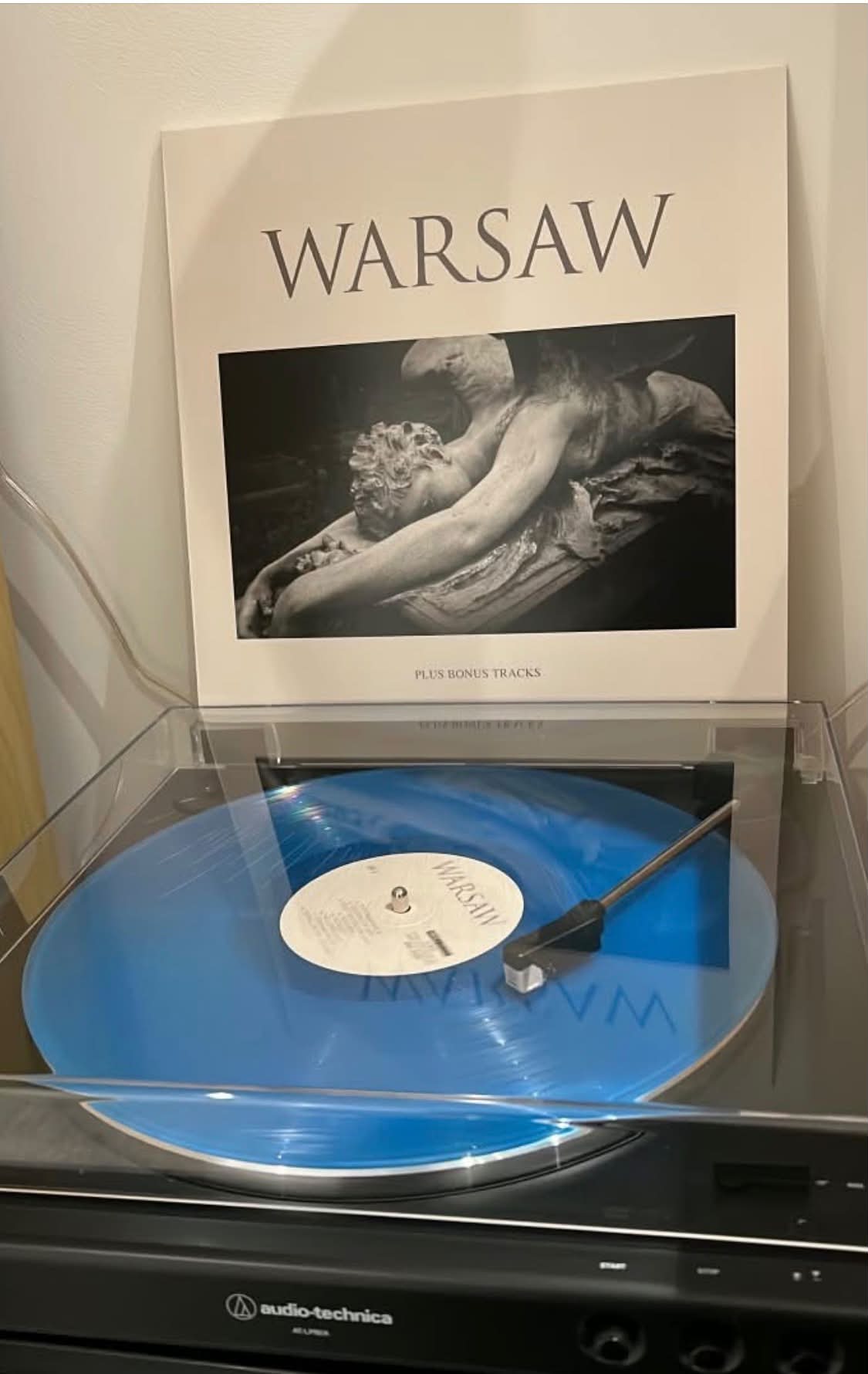 Warsaw self titled blue vinyl album