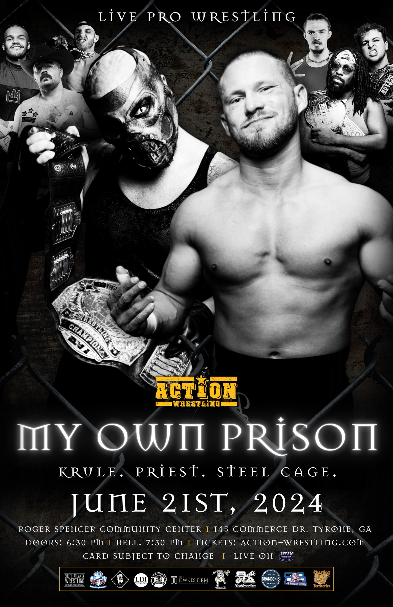 MY OWN PRISON comes to you LIVE on Fri,... - ACTION Wrestling | Facebook