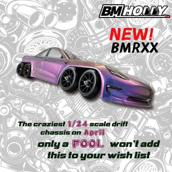 BM Racing - The 8 wheels ultimate 1/24 drift chassis... | Facebook