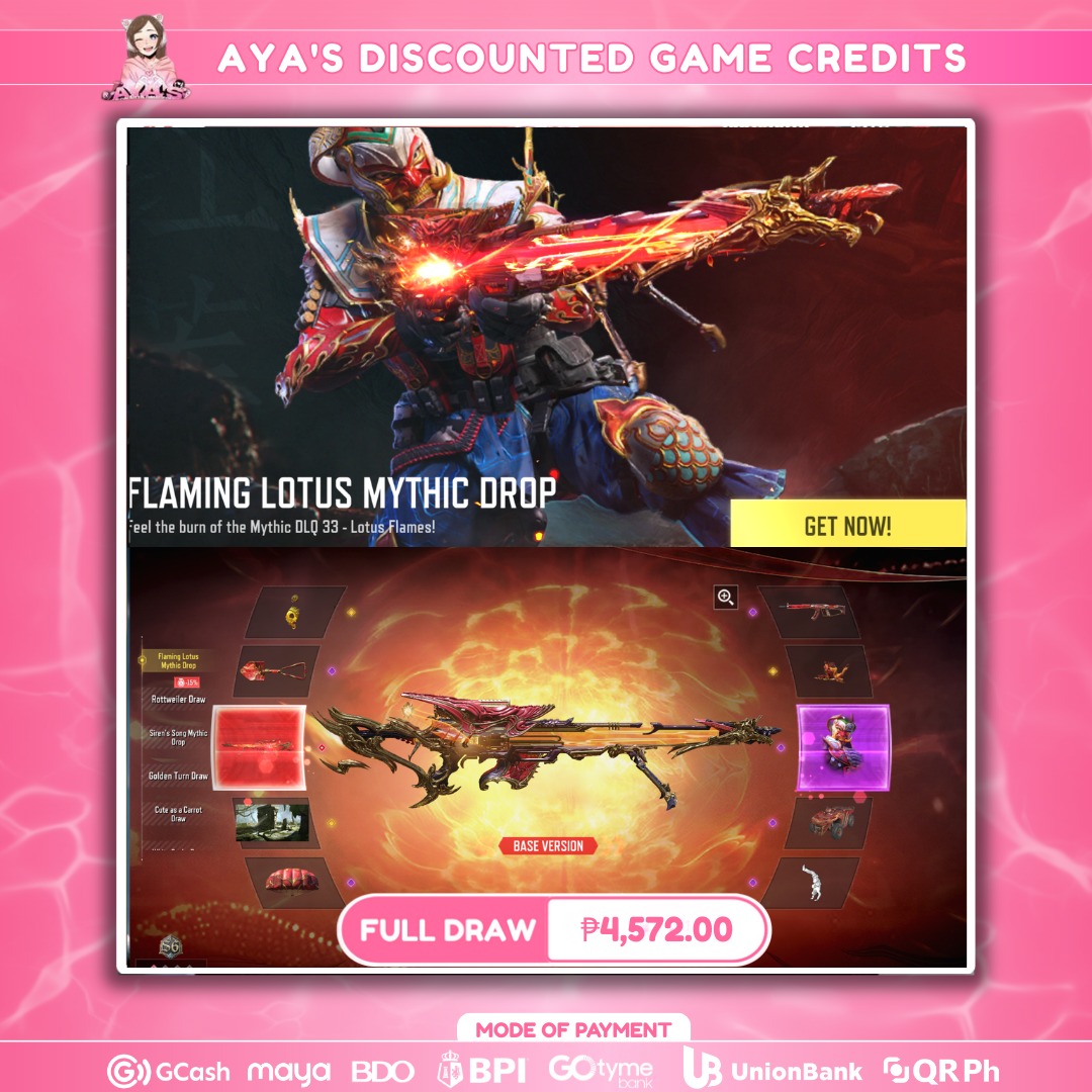 ✨ 𝗙𝗟𝗔𝗠𝗜𝗡𝗚 𝗟𝗢𝗧𝗨𝗦 𝗠𝗬𝗧𝗛𝗜𝗖 𝗗𝗥𝗢𝗣 𝗙𝗨𝗟𝗟