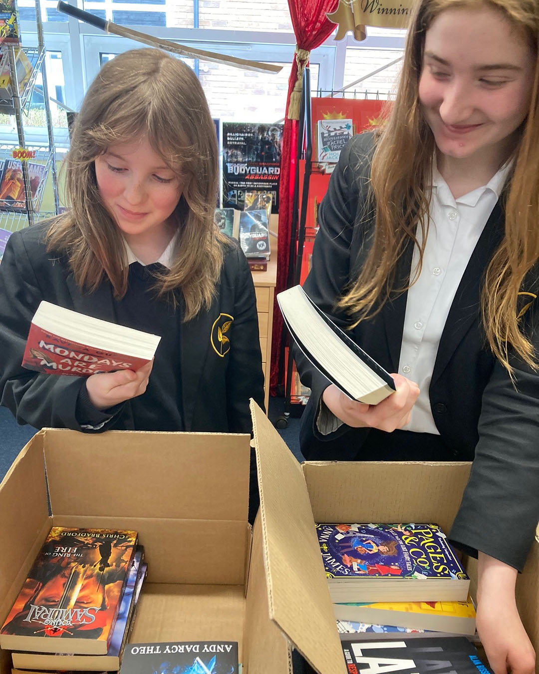 Amersham School - More new books for the library, thanks... | Facebook