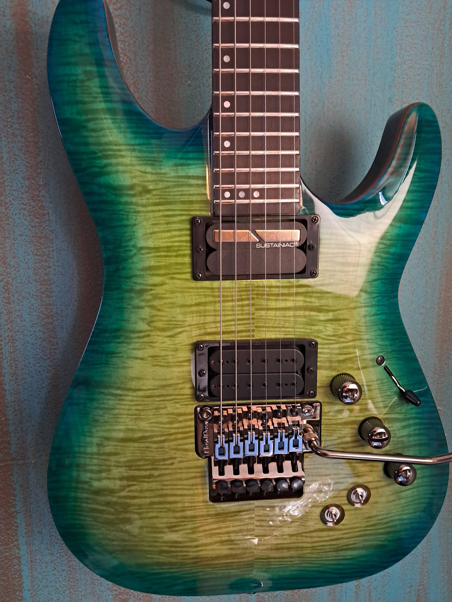 Schecter Blackjack SLS sustainiac guitar review