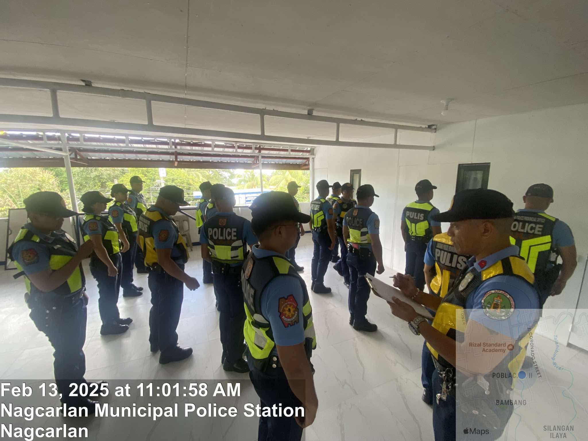 NAGCARLAN MPS- PRO-ACTIVE INSPECTION & AUDIT OF PNP PERSONNEL In Photos ...