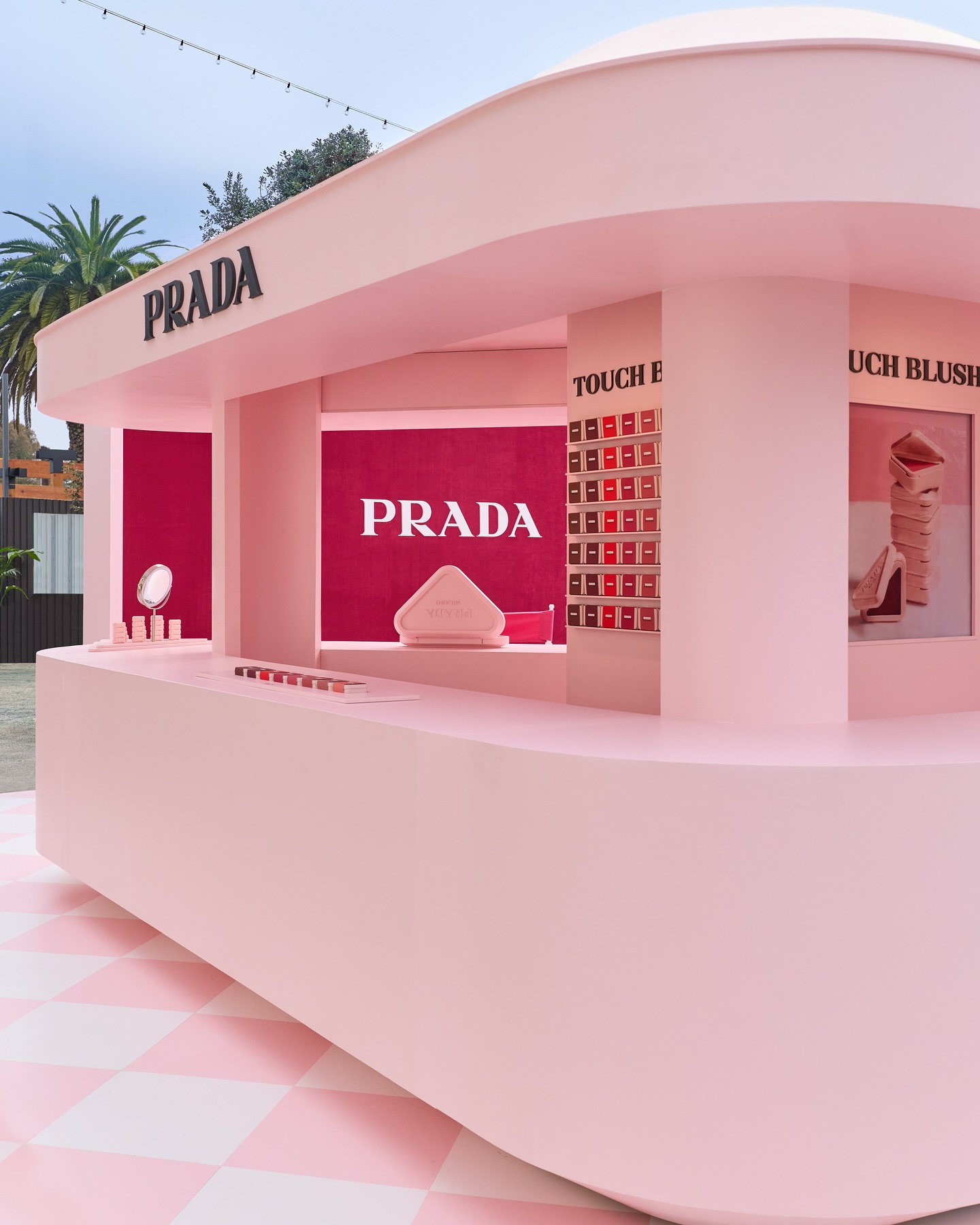 Prada Touch Tour kicks off in Los Angeles. Visit the first pop-up