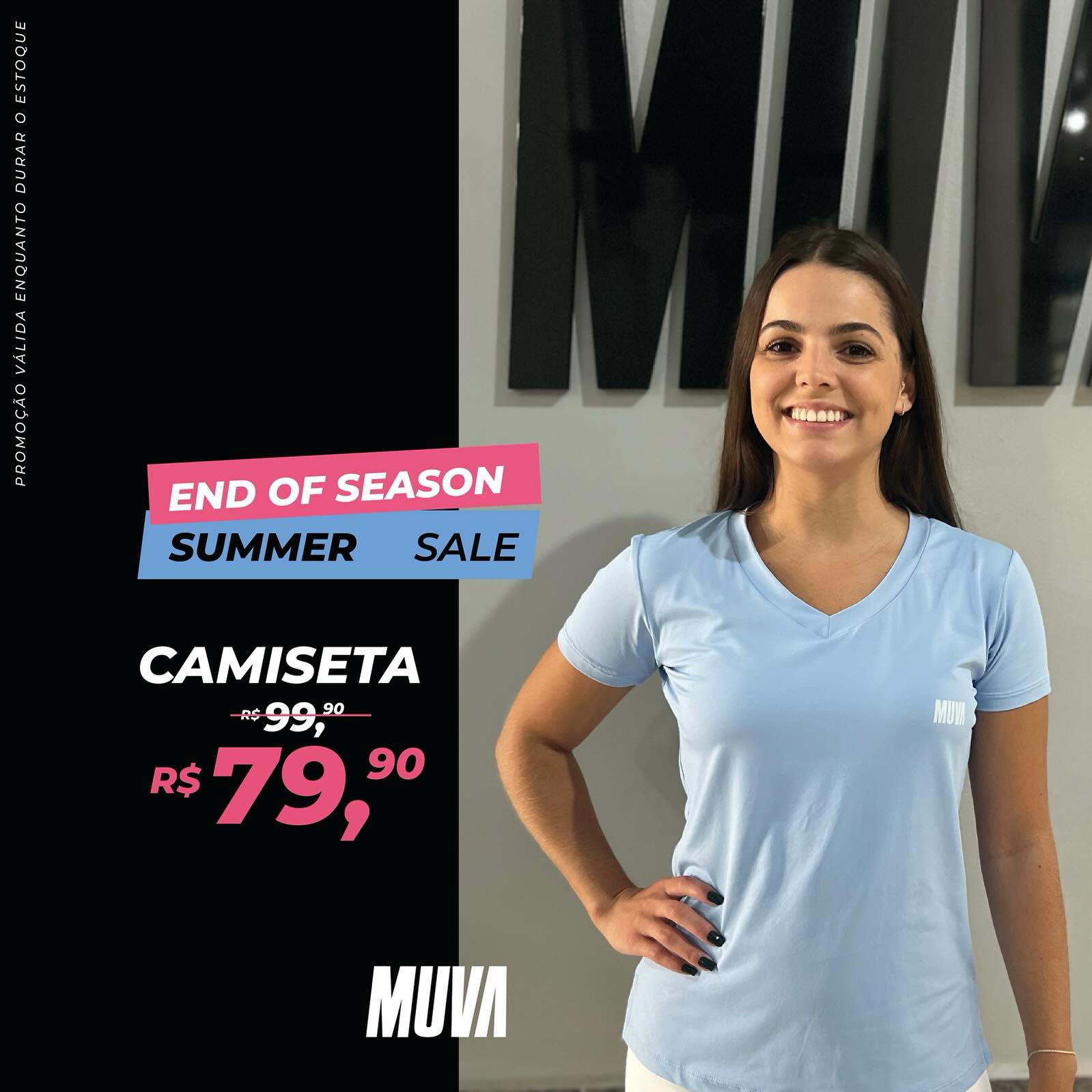 MUVA - Hoje o dia pede um look básico MUVA 🤟 Com viscose e elastano, é ...