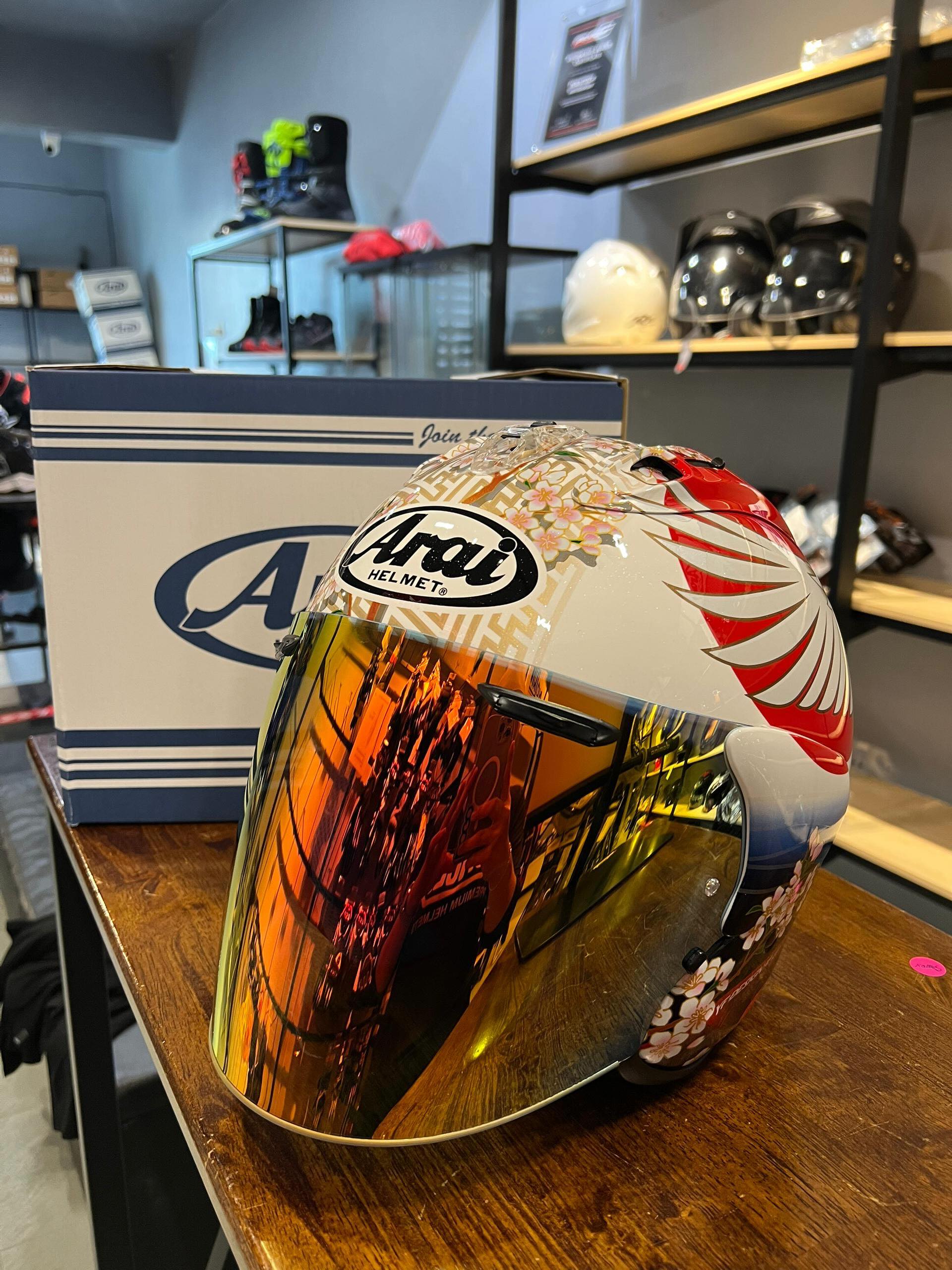 Finally, it's here. The Arai VZ-Ram Tsubasa has arrived. Not much