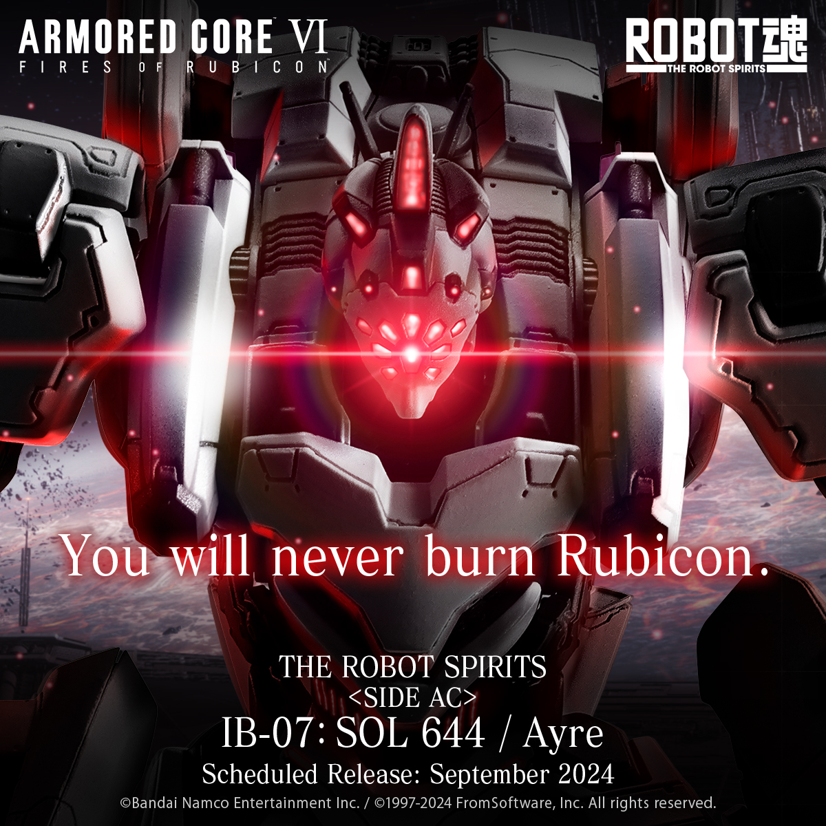 Armored Core VI Robot Spirits Side AC IB-07: Sol 644/Ayre figure