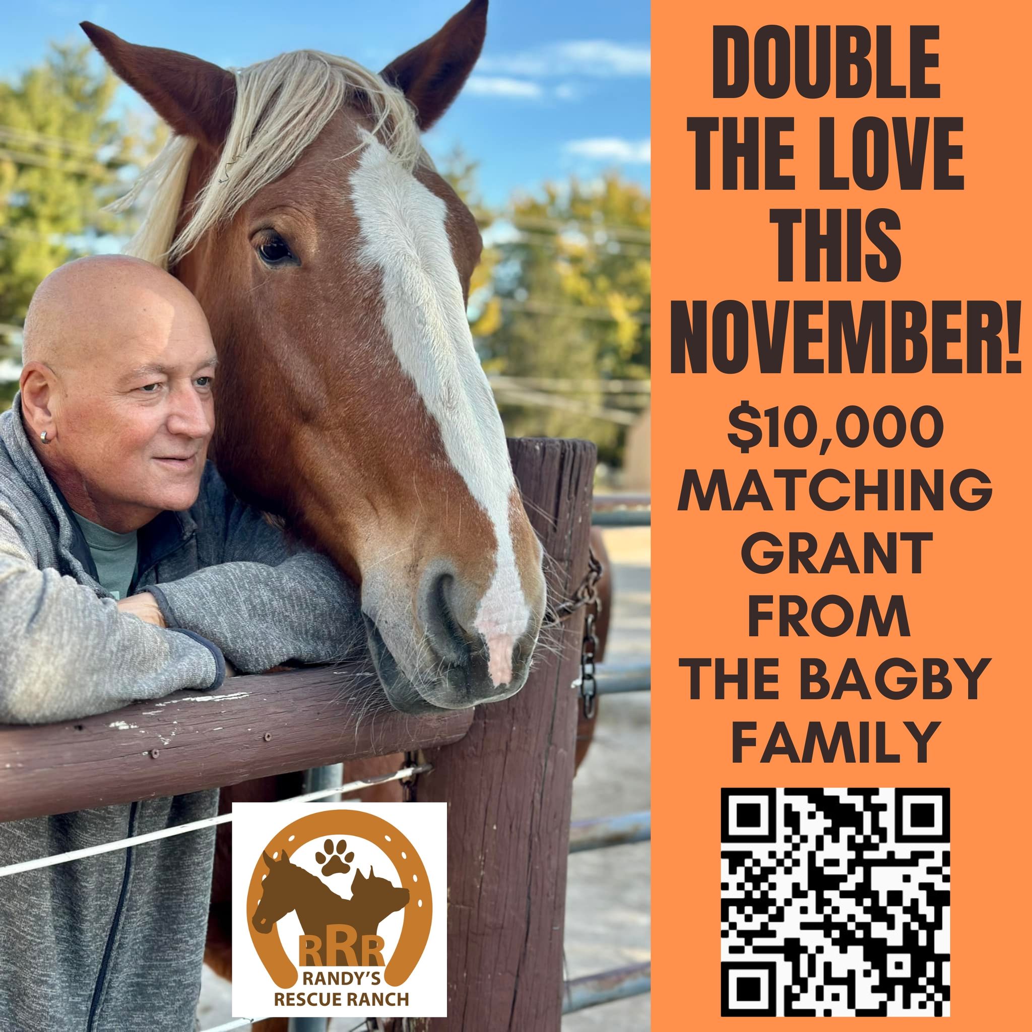 🌟 Double the Love Matching Grant! 🌟... - Randy's Rescue Ranch