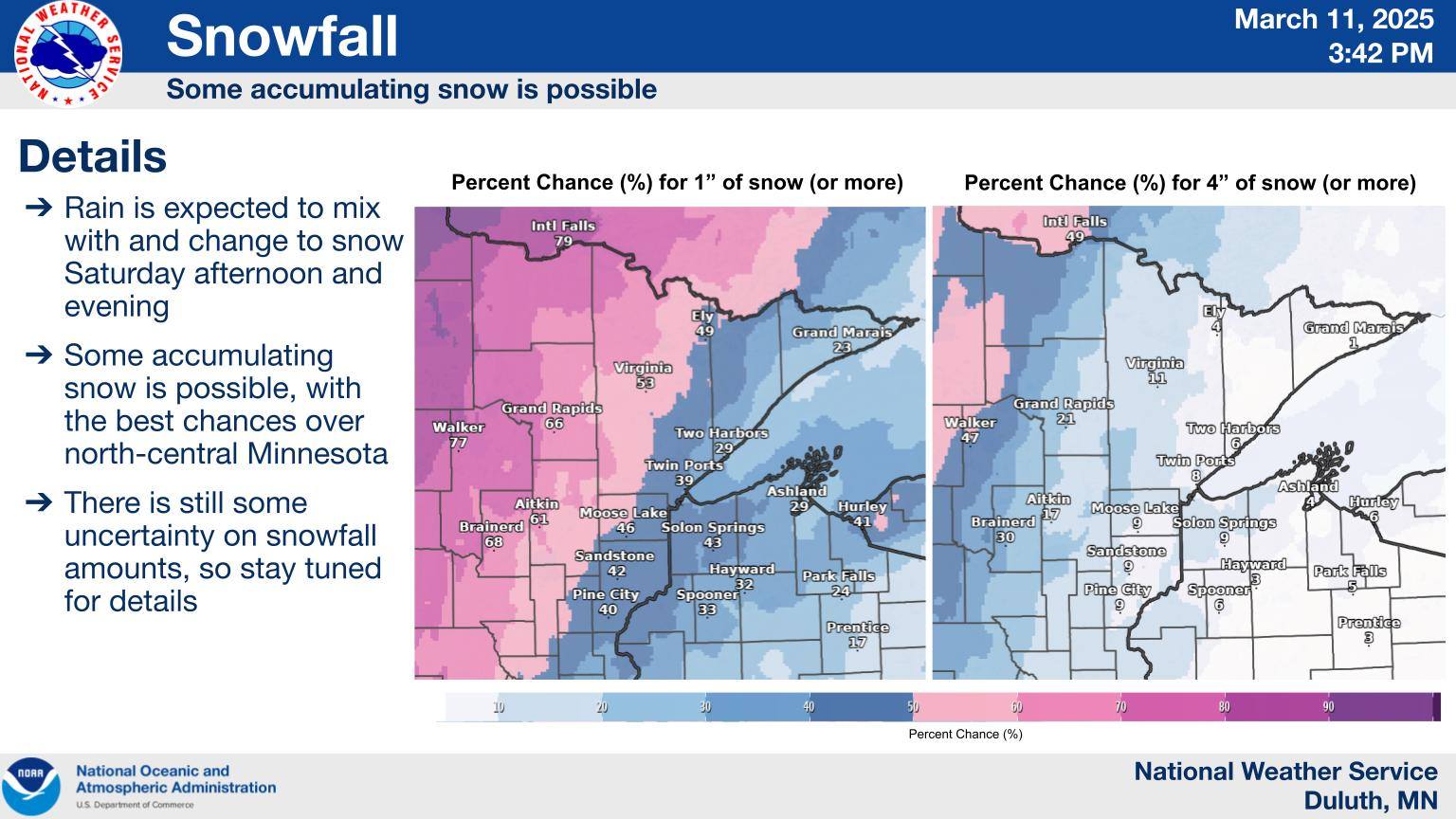 US - 🌨️ Some snow possible late Sat-Sun. Stay tuned! | Facebook