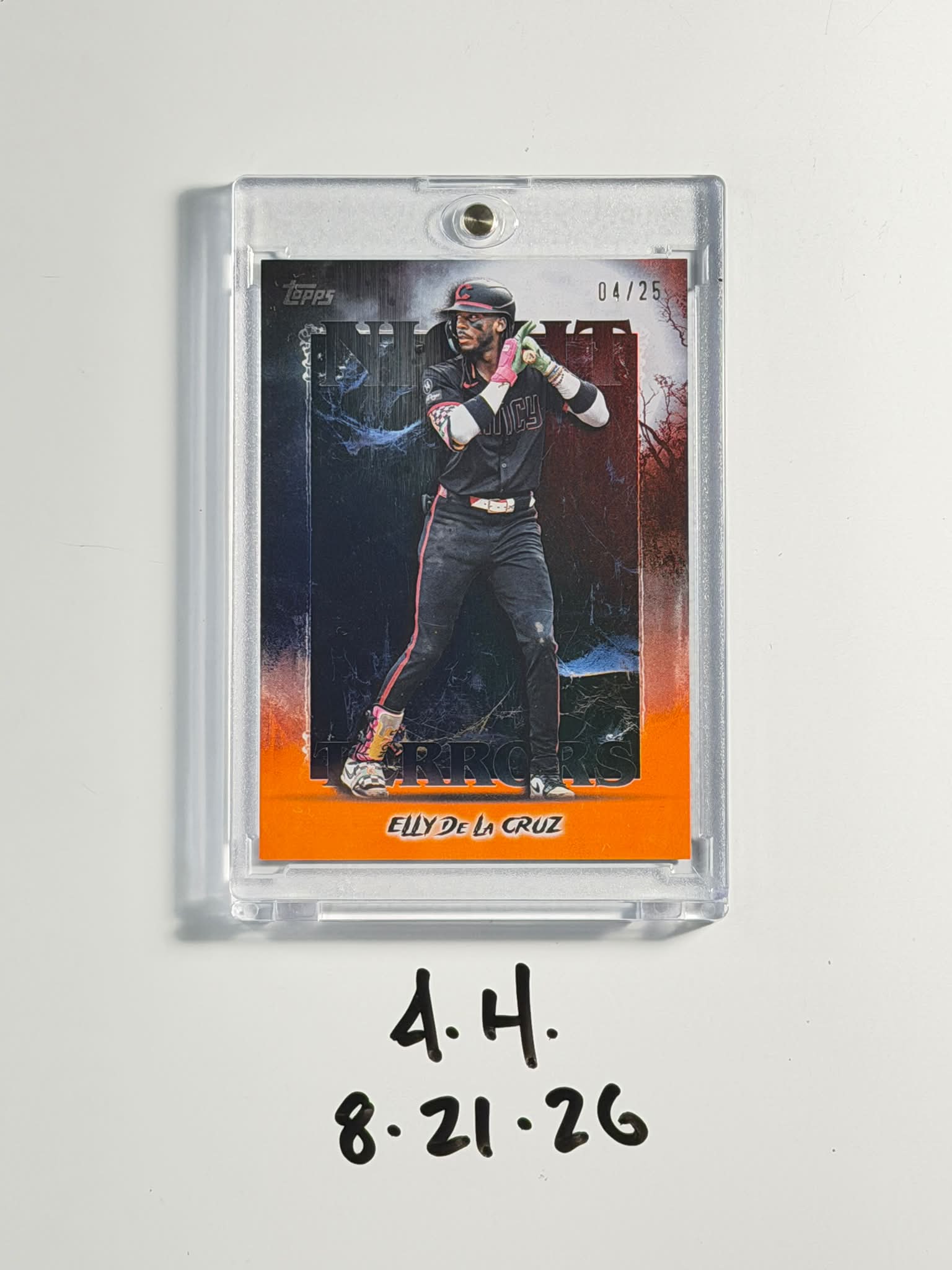 2024 Topps Big League Elly De La Cruz autograph card