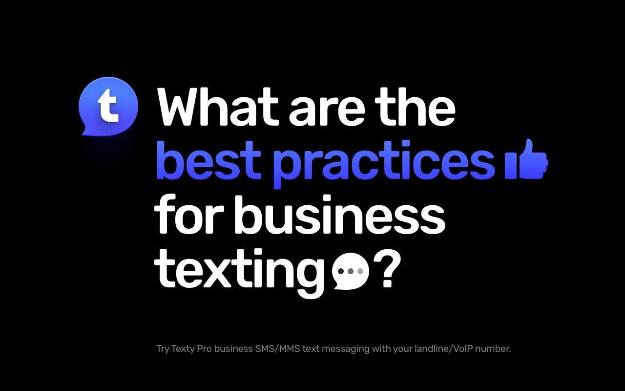 Texty Pro - Business Landline Texting