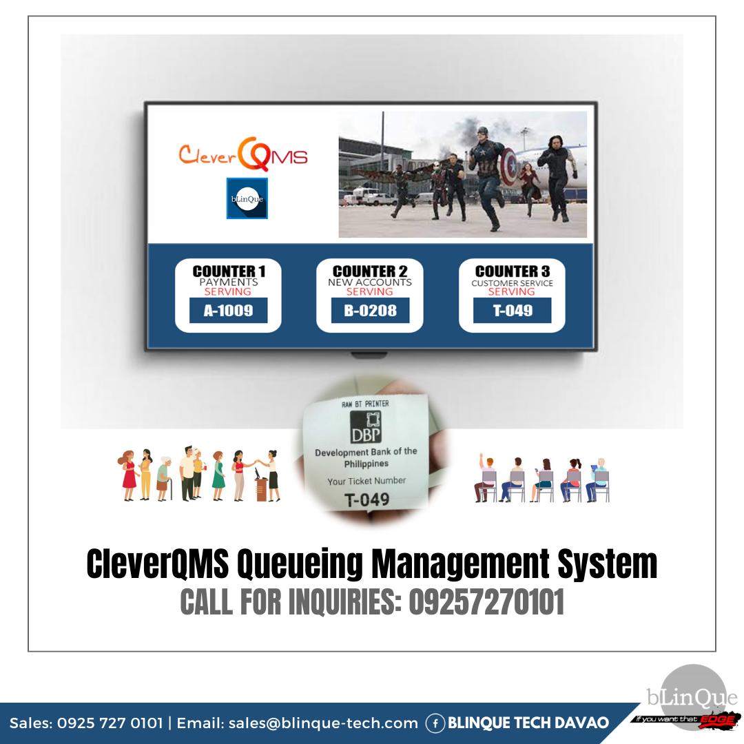 Clever QMS - Smart Queue System | Davao City