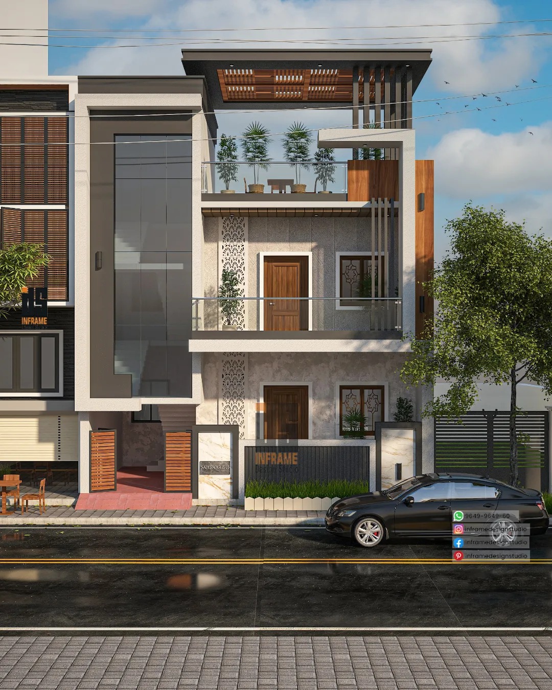 3d house render design... - Inframe Design Studio