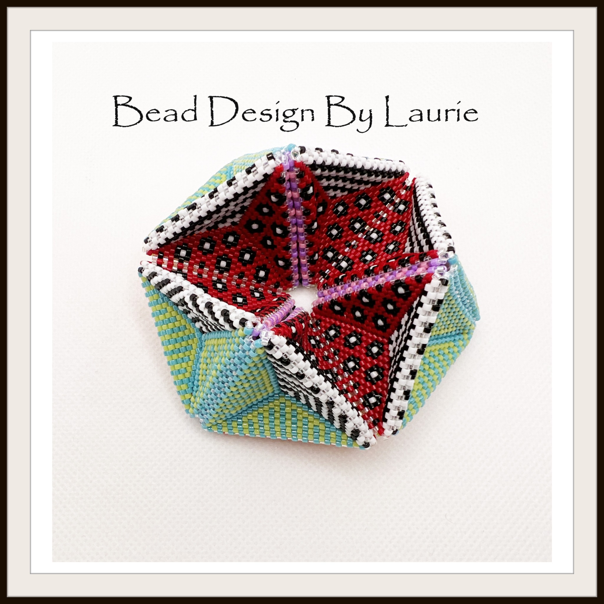 Beaded Beads | Endless Circles Mandalas are Peyote Stitch beaded beads ...