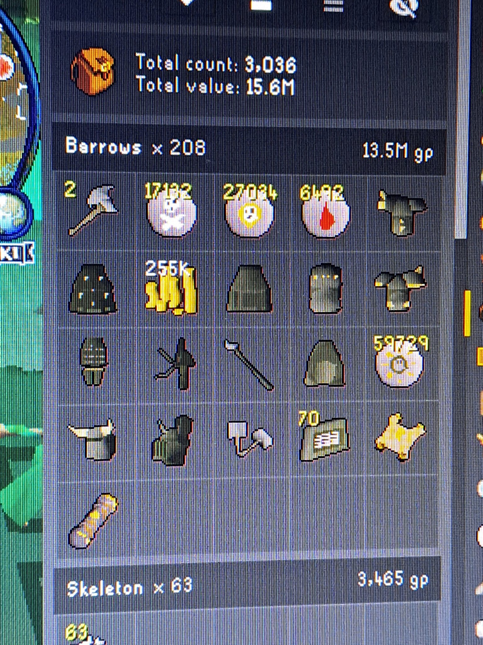 OSRS Community | I’m curious what the drop rate is for a barrows item ...