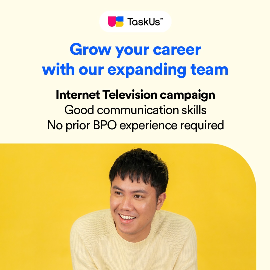 TaskUs - 📍3F JLU Centre Bloc, Rajah Sikatuna Ave., Tagbilaran, Bohol 📅 ...