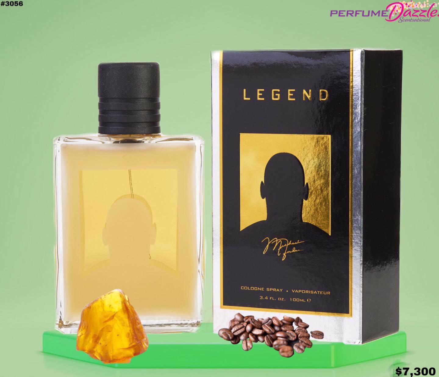 Legend Michael Jordan 100ml EDT Spray Men -$7,300 COFFEE, AMBER