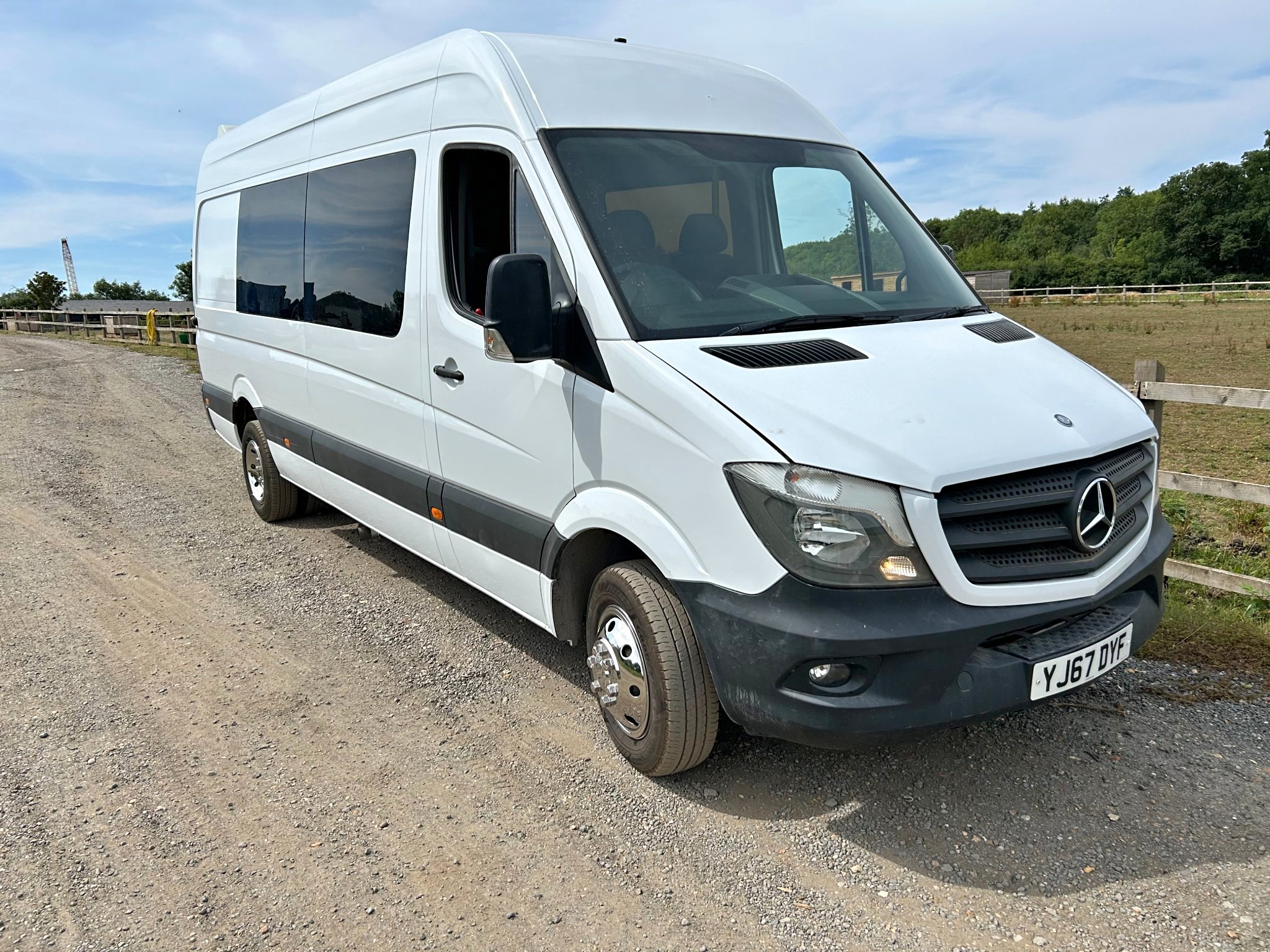 2017 Mercedes-Benz sprinter 516 cdi, ex police riot van, full service ...