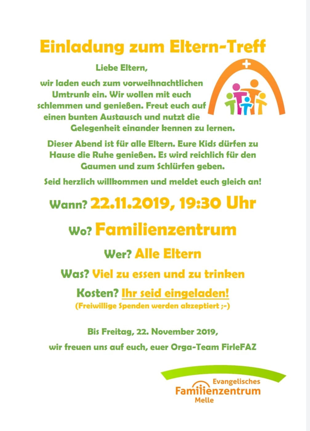 Firlefaz Forderverein Evangelisches Familienzentrum Melle Home