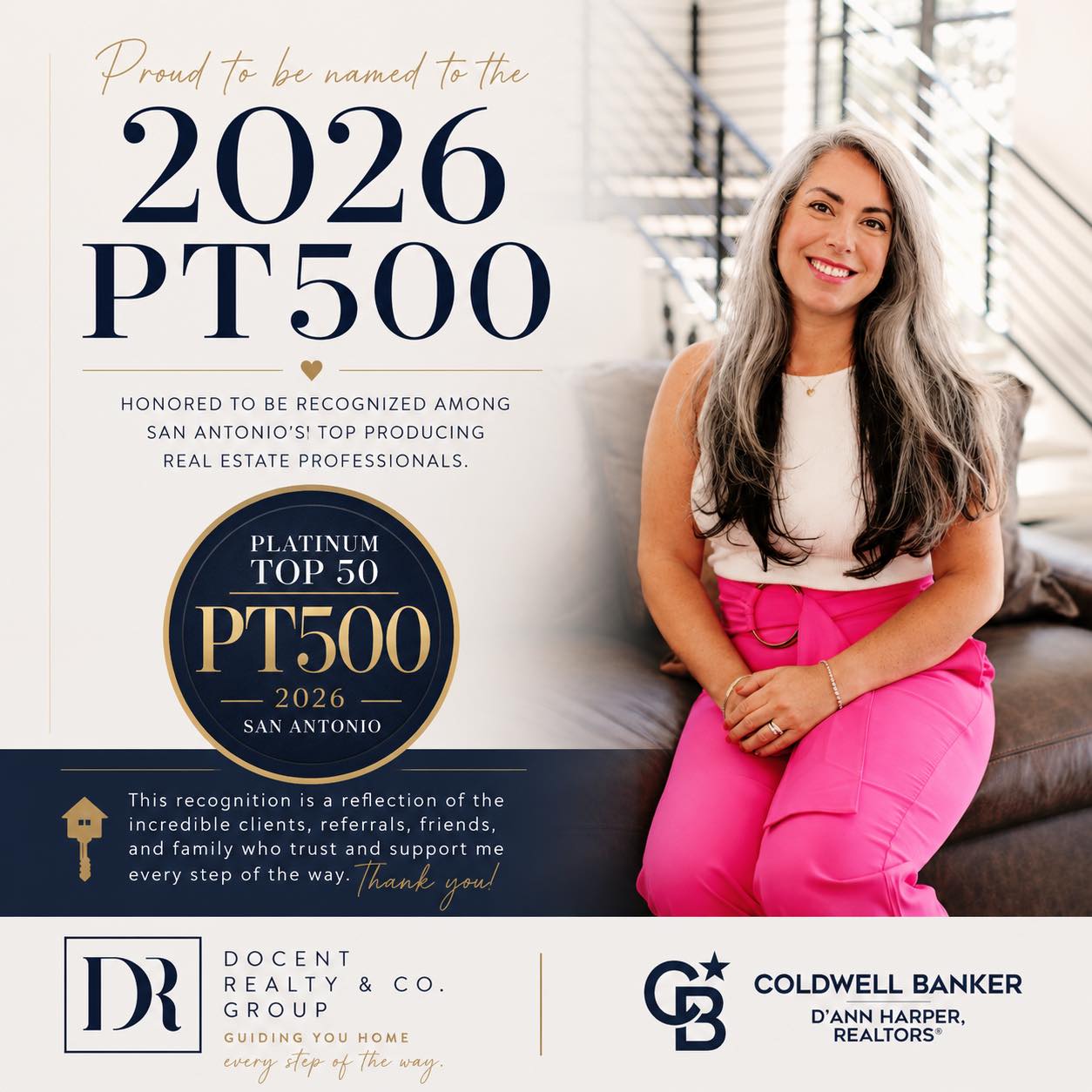 San Antonio real estate professionals recognized on PT500 list