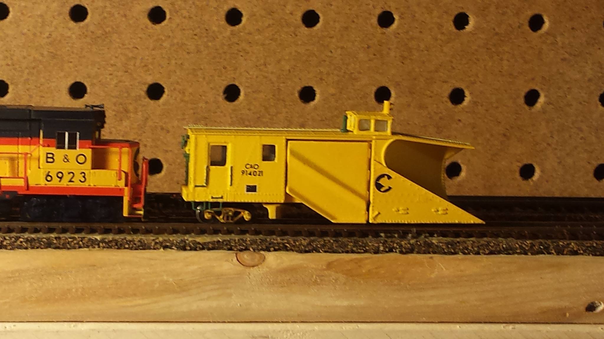 Details West HO Chessie system plow, LIST PRICE $2.75, sku 235-205
