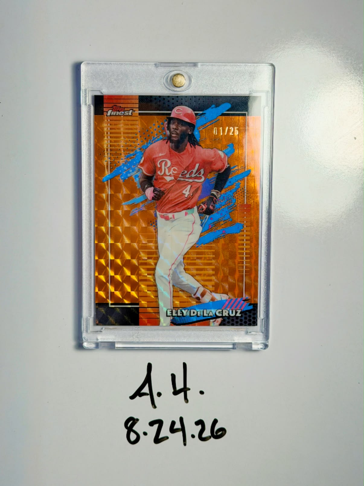 2024 Topps Big League Elly De La Cruz autograph card