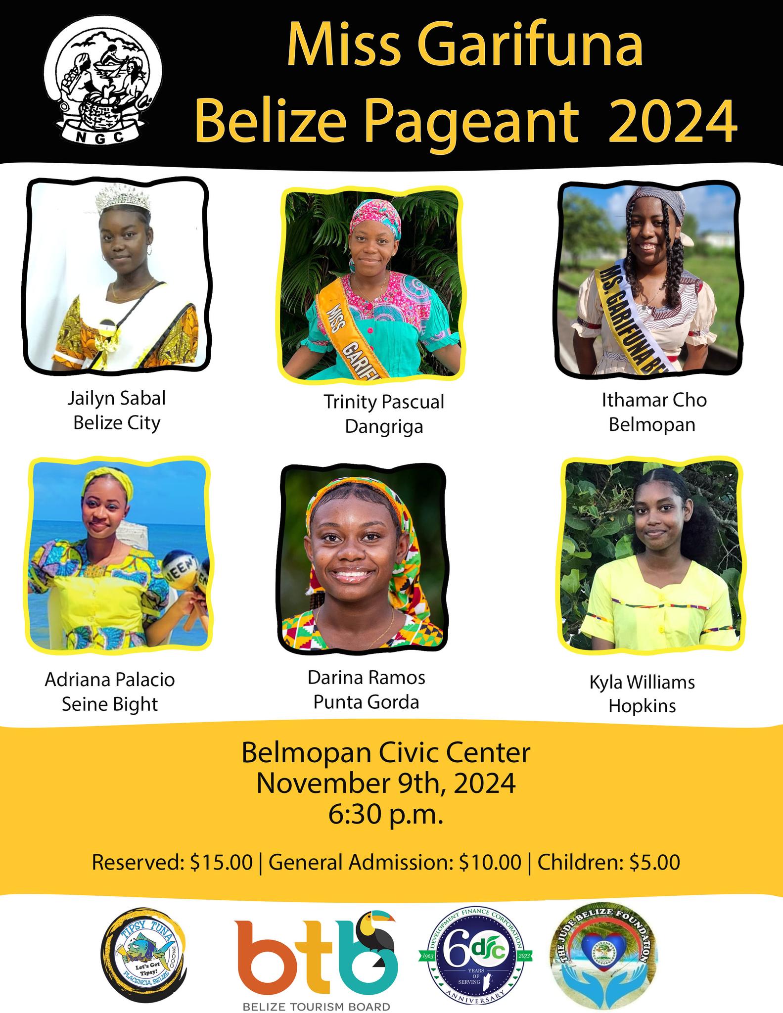 National - 🌺👑 Miss Garifuna Belize Pageant 2024! 👑🌺 Join us for an ...