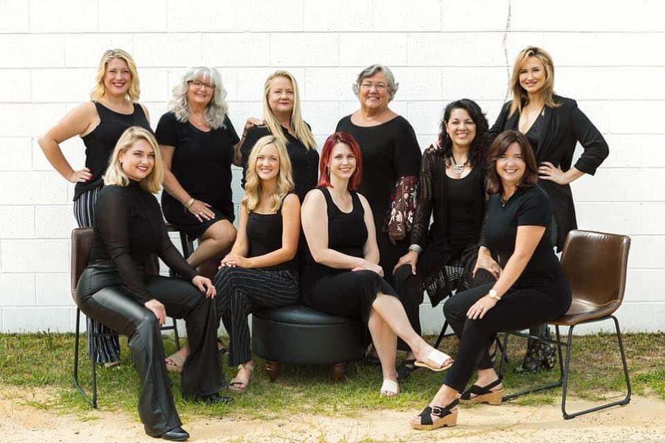 Bang Salon & Day Spa - SHAPE MATTERS! Her hair is very thick and ...
