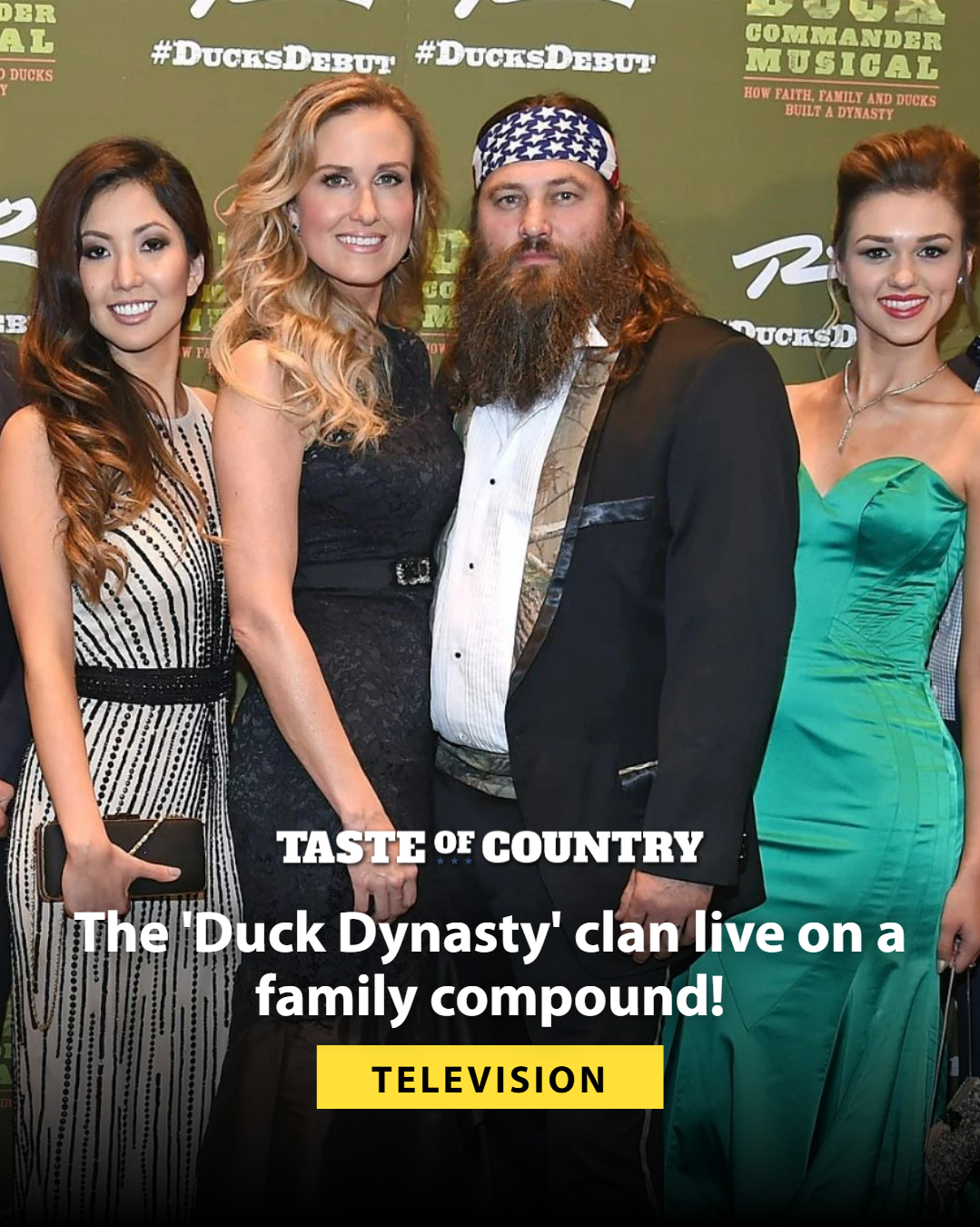 It's true! The Robertson family from 'Duck Dynasty' all live on a