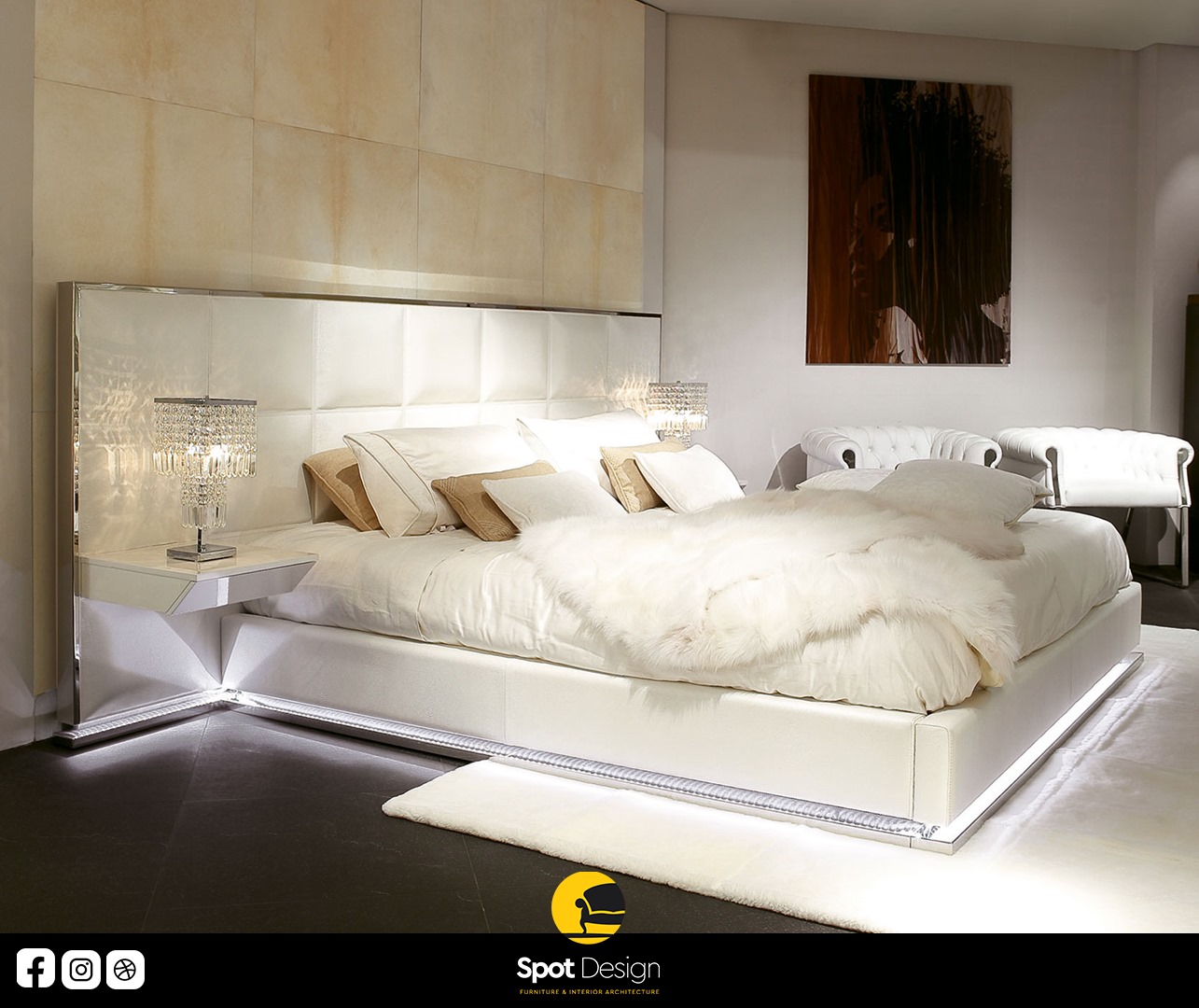 Spot Design - This provocatively master bedroom drips with... | Facebook