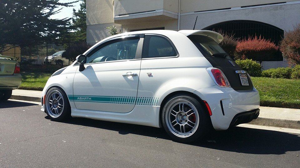 ENKEI - Mathew's 2013 Fiat 500 Abarth on 16x8 + 38 Enkei RPF1's