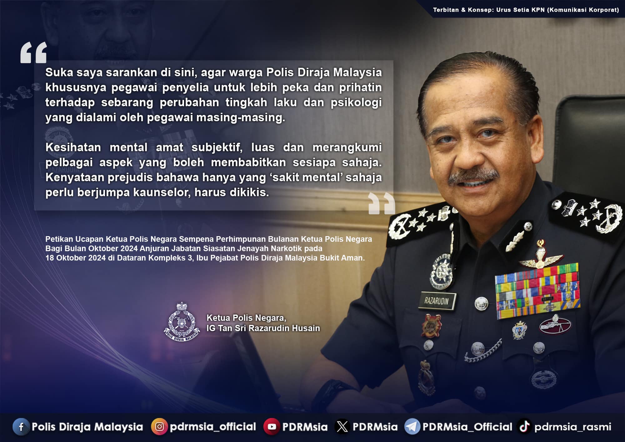Polis Diraja Malaysia ( Royal Malaysia Police ) - SIRI PETIKAN UCAPAN ...