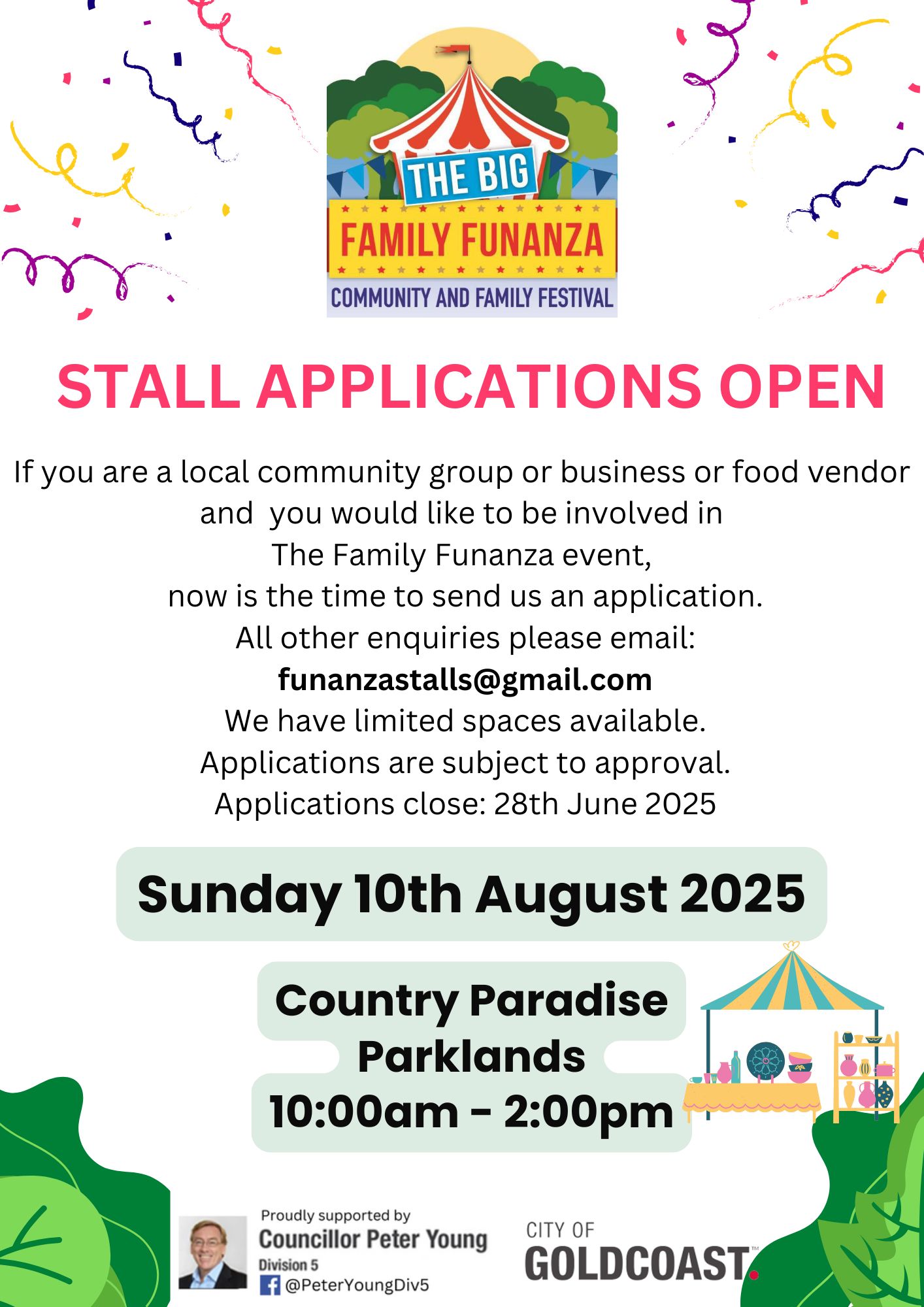 Nerang Family Funanza - 🚨 IMPORTANT INFORMATION FOR STALL HOLDER ...