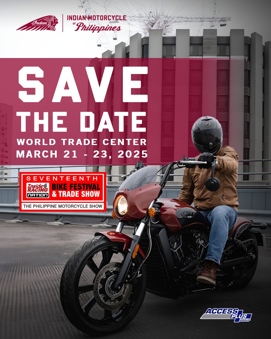 Indian - Mark your calendars! Indian Motorcycle will be present at the ...