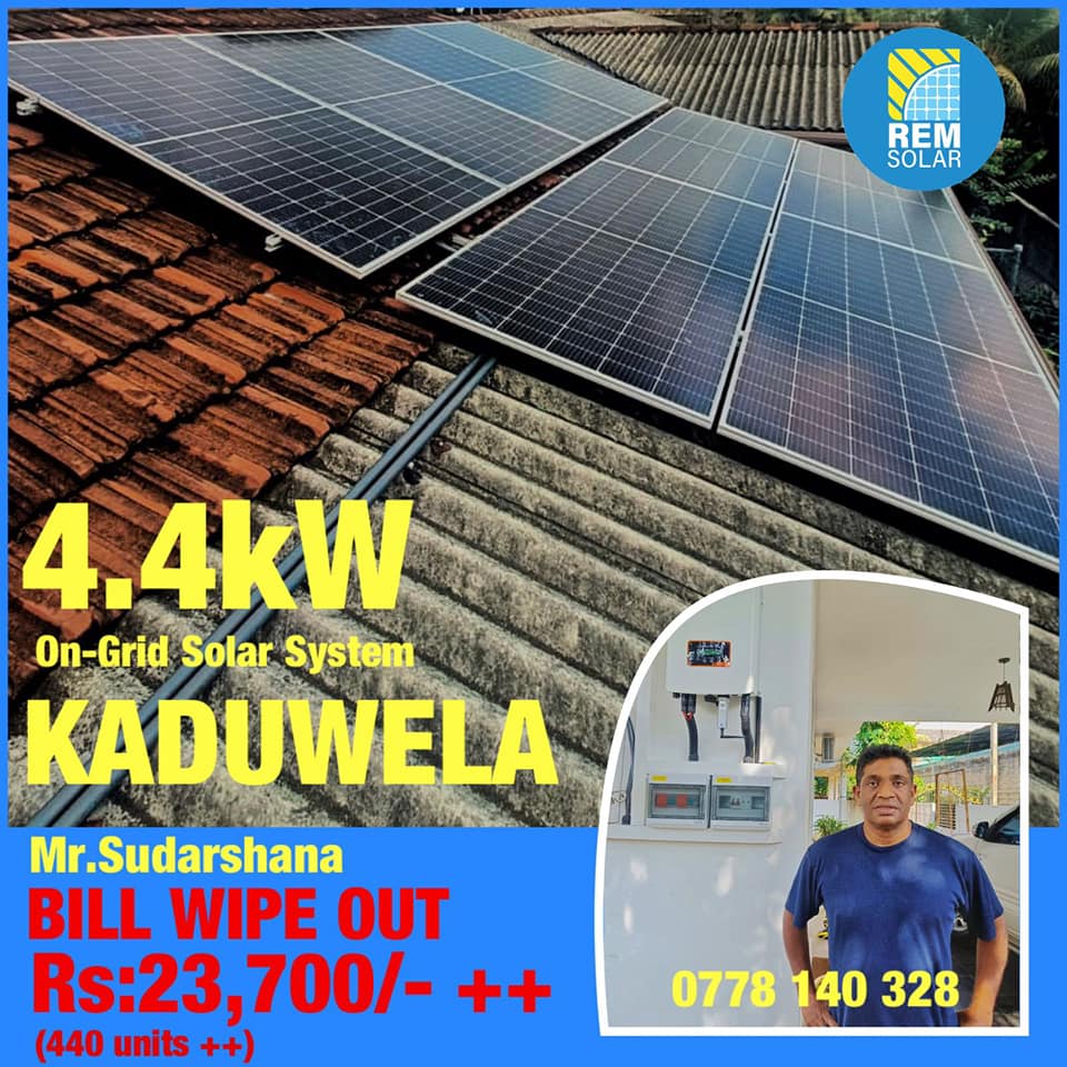 REM Solar - We are in KADUWELA.!!! Another successful... | Facebook