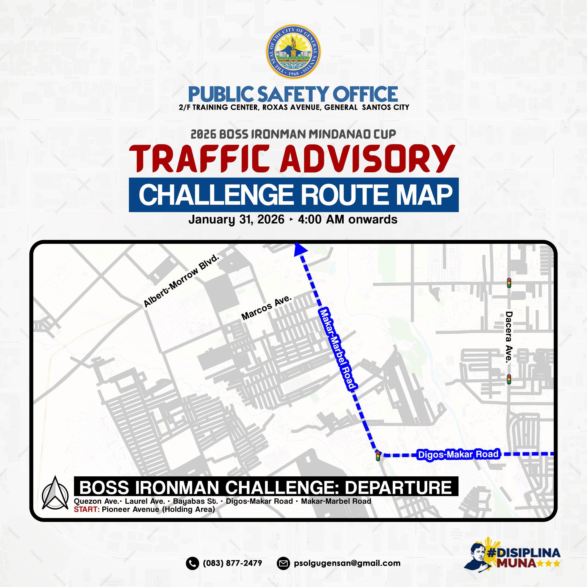 ⚠️ 𝐓𝐑𝐀𝐅𝐅𝐈𝐂 𝐀𝐃𝐕𝐈𝐒𝐎𝐑𝐘 ⚠️ 𝟮𝟬𝟮𝟲... - LGU GenSan: TATAK Heneral | Facebook