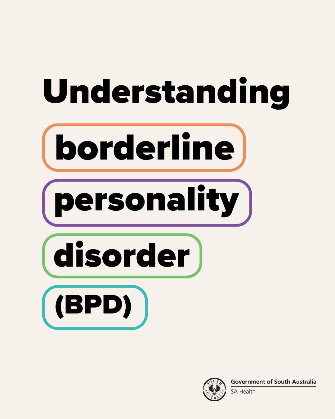 SA Health - Borderline personality disorder (BPD) is a...