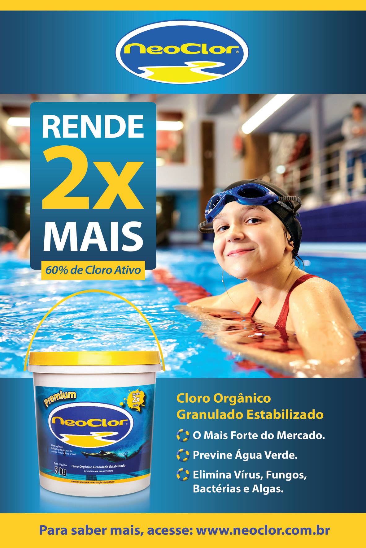 Neoclor - Neoclor Tablete Triaction Produto 3 em 1, com efeito do cloro ...